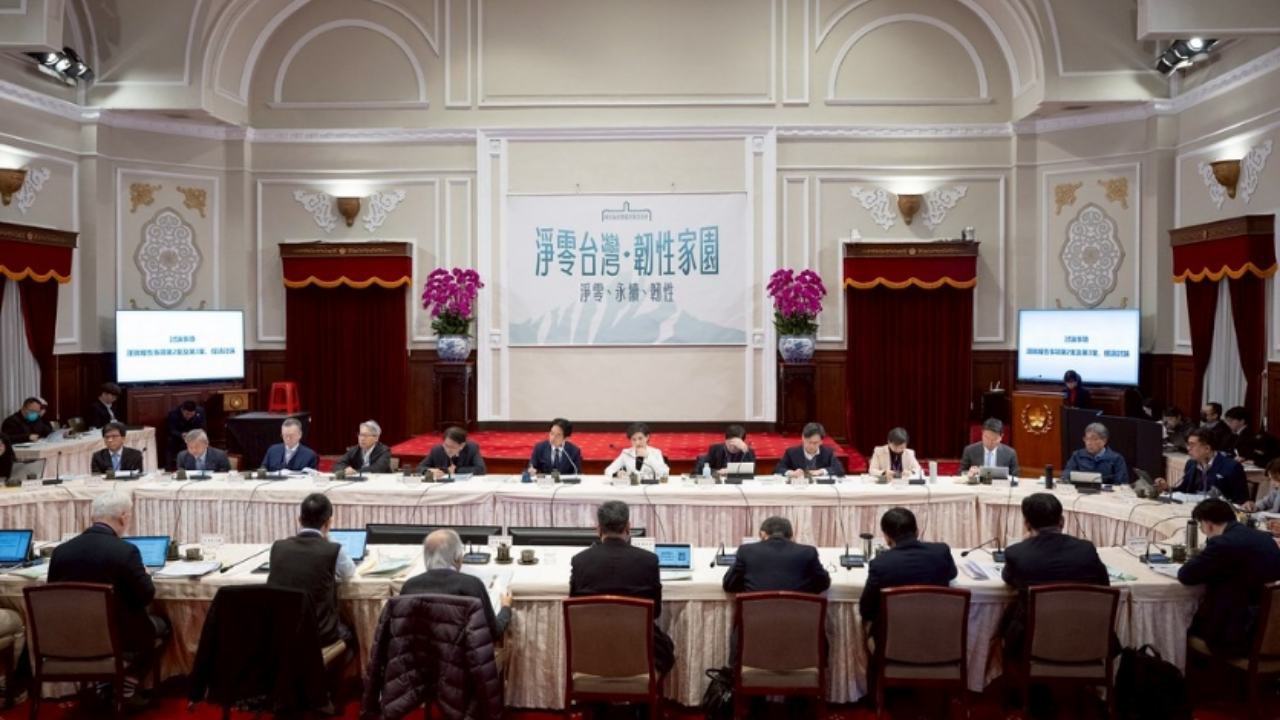 總統主持「國家氣候變遷對策委員會第6次委員會議」