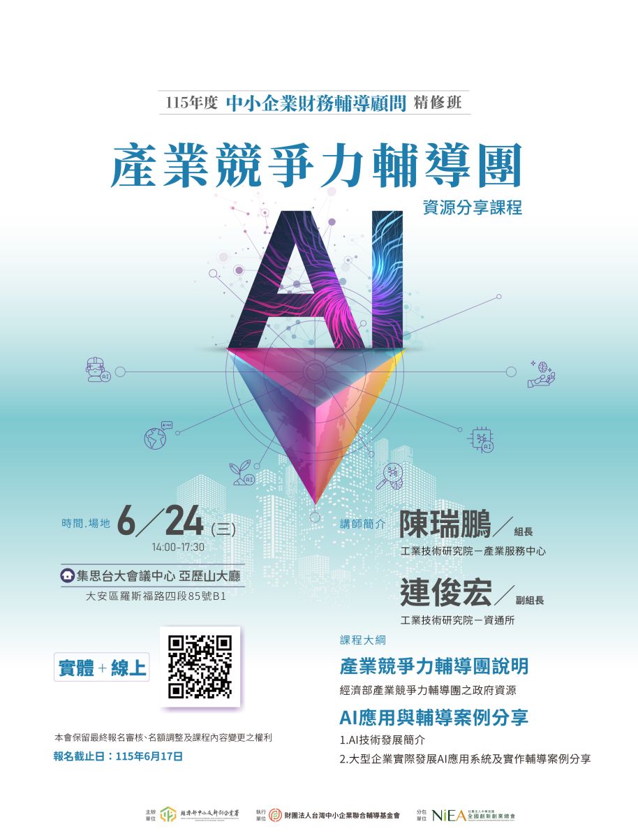 產業競爭力輔導圖